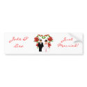Christmas/December Just Married Bumper Sticker bumper stickers by Yve_13 Christmas/December Just Married Bumper Sticker bumper stickers