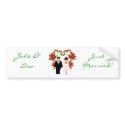 Christmas/December Just Married I Bumper Sticker bumper stickers
