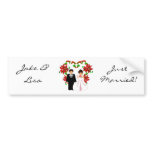 Christmas/December Just Married II Bumper Sticker