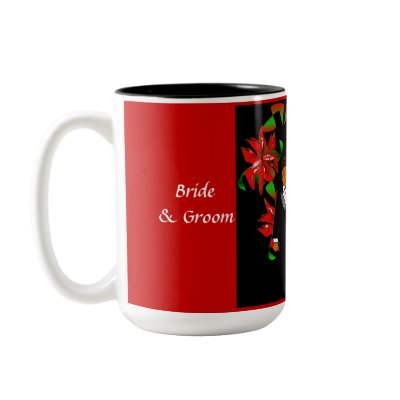 Christmas/December Red Wedding Shower Mug by Yve_13