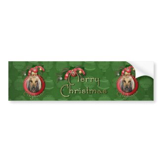 Christmas - Deck the Halls - Afghans Bumper Sticker