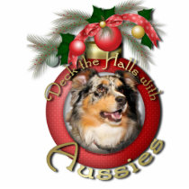 Christmas - Deck the Halls - Aussie - Dustine Photo Cutouts