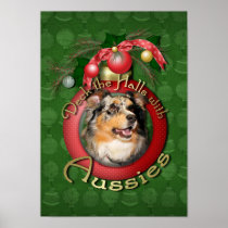 Christmas - Deck the Halls - Aussie - Dustine Poster