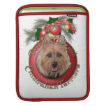 Christmas - Deck the Halls - Australian Terriers iPad Sleeves