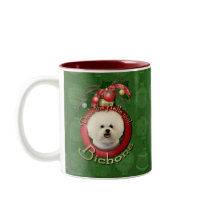 Christmas - Deck the Halls - Bichons Coffee Mug