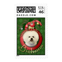 Christmas - Deck the Halls - Bichons Postage