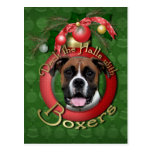 Christmas - Deck the Halls - Boxers - Vindy Postcards
