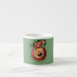 Christmas - Deck the Halls - Chow Chows - Cinny Espresso Cup