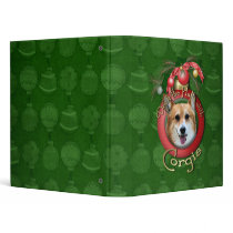 Christmas - Deck the Halls - Corgis Binders