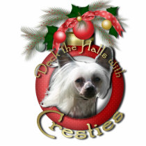 Christmas - Deck the Halls - Crestie - Kahlo Acrylic Cut Out