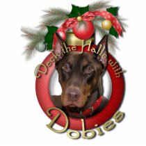Christmas - Deck the Halls - Dobies - Rocky Acrylic Cut Outs
