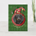 Christmas - Deck the Halls - Doxies - Winston card