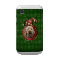 Christmas - Deck the Halls - Goldendoodles Samsung Galaxy Cover