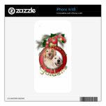 Christmas - Deck the Halls - Goldens  Tebow Corona Skin For iPhone 4S