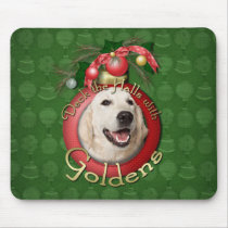 Christmas - Deck the Halls - Goldens - Tebow Mousepad