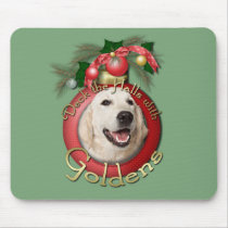 Christmas - Deck the Halls - Goldens - Tebow Mousepads