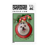 Christmas - Deck the Halls - Malteses postage