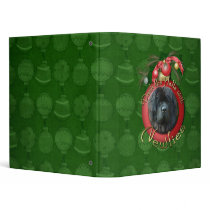 Christmas - Deck the Halls - Newfie Vinyl Binder