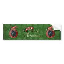 Christmas - Deck the Halls - Newfie Bumper Sticker