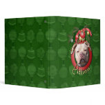 Christmas - Deck the Halls - Pitbull -Jersey Girl Vinyl Binders