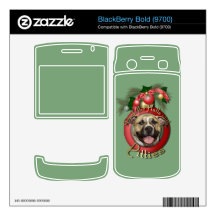 Christmas - Deck the Halls - Pitties - Tigger Skin For BlackBerry Bold