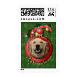 Christmas - Deck the Halls - Retrievers - Mickey postage