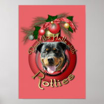 Christmas - Deck the Halls - Rotties - SambaParTi Poster