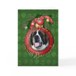 Christmas - Deck the Halls - Saint Bernards - Mae cards