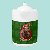 Christmas - Deck the Halls - Setters teapots