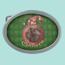 Christmas - Deck the Halls - Setters belt buckles