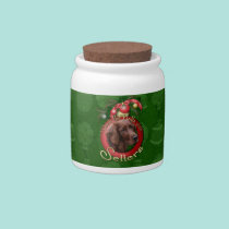 Christmas - Deck the Halls - Setters candy jars