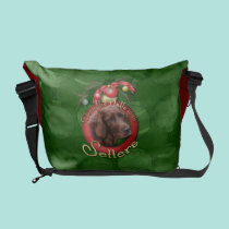 Christmas - Deck the Halls - Setters messenger bags