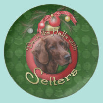 Christmas - Deck the Halls - Setters plates