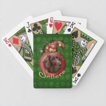 Christmas - Deck the Halls - Setters playing cards