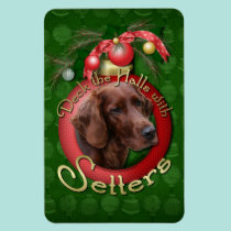 Christmas - Deck the Halls - Setters magnets