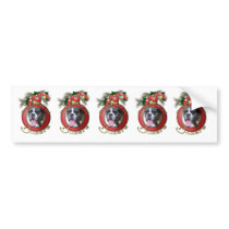 Christmas - Deck the Halls with Boxers Bumper Stickers