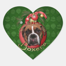 Christmas - Deck the Halls with Boxers - Marnie Heart Stickers