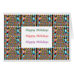 Christmas Deco Art : HappyHolidays Happy NewYear Greeting Card