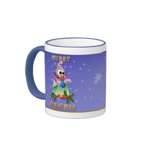 Christmas Decoration Bird  Mugs