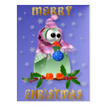 Christmas Decoration Bird Postcard