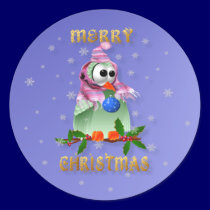 Christmas Decoration Bird Stickers