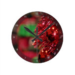 Christmas decoration round wallclock