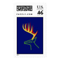 Christmas Deer postage by lonvig Christmas Deer postage