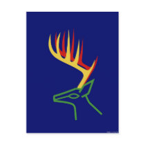 Christmas Deer postcards