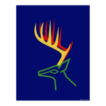 Christmas Deer posters