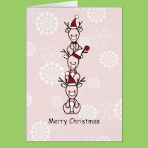Christmas Deers cards