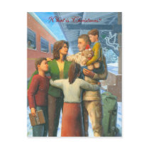 Christmas Departure Postcard by JayMontgomery Christmas Departure Postcard