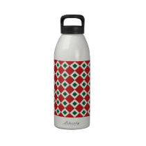 Christmas Diamond Pattern water bottles