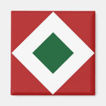 Christmas Diamond Pattern Magnet