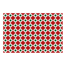 Christmas Diamond Pattern posters